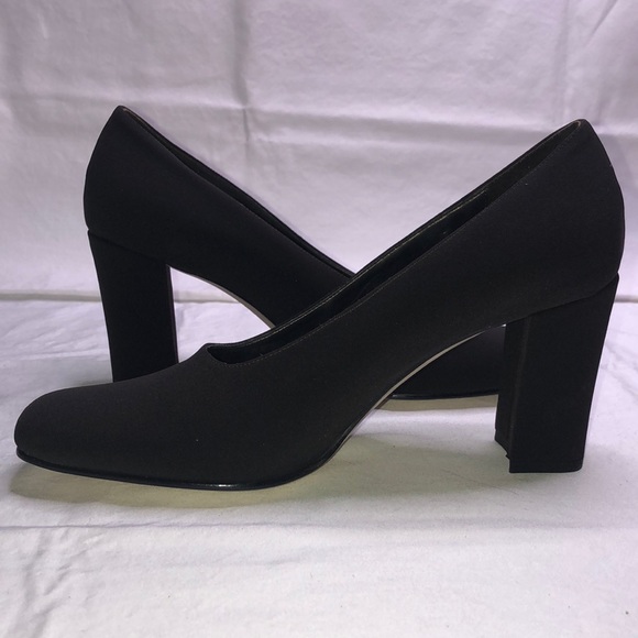 NEW Sesto Meucci “Colette,” Brown (T.Moro) Fabric w/3.25” Heels/Pumps, W7.5 M
